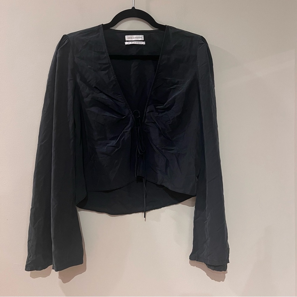 Urban Outfitters Black Long Sleeve Top